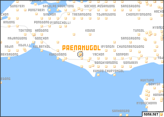 map of Paenamu-gol