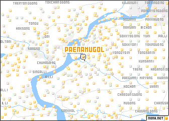 map of Paenamu-gol