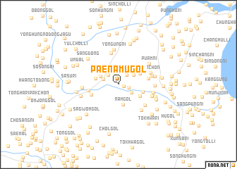 map of Paenamu-gol