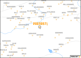 map of Paenasti