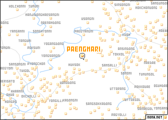 map of Paengma-ri