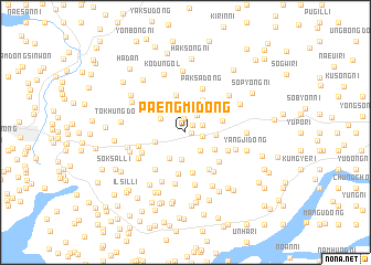 map of Paengmi-dong