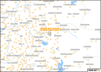 map of Paengno-ri