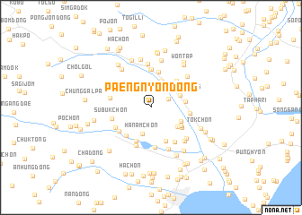 map of Paengnyŏn-dong