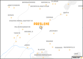 map of Paes Leme