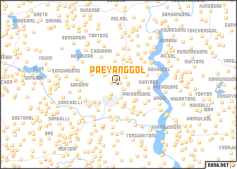 map of Paeyang-gol