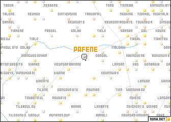 map of Pafène