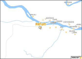 map of Pafúri