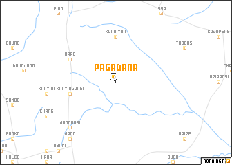 map of Pagadana