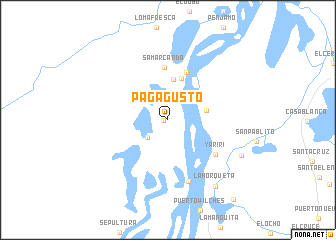 map of Pagagusto