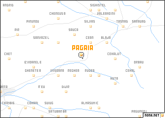 map of Păgaia