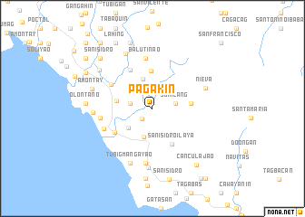 map of Pagakin