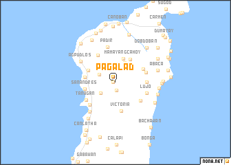 map of Pagalad