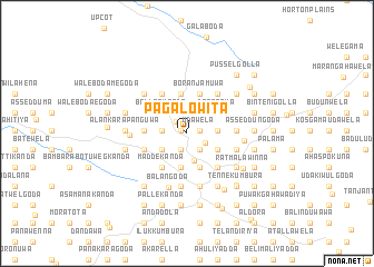 map of Pagalowita