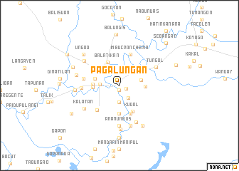map of Pagalungan