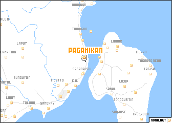 map of Pagamikan