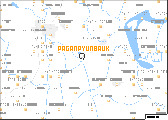 map of Paganpyunbauk