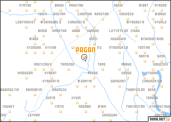 map of Pagan