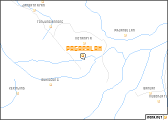 map of Pagaralam