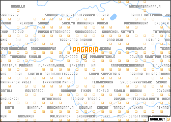 map of Pāgāria