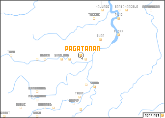 map of Pagatanan