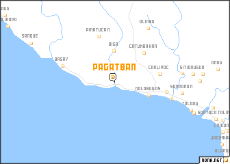 map of Pagatban