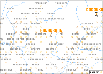 map of Pagaukane