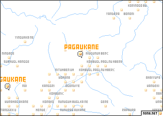 map of Pagaukane