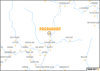 map of Pagawahan