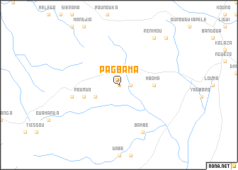 map of Pagbama