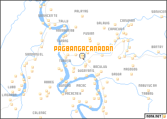 map of Pagbangacanaoan
