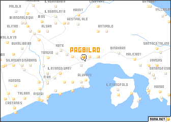 map of Pagbilao