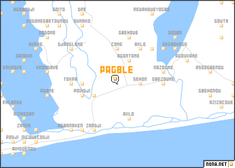 map of Pagblé