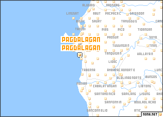 map of Pagdalagan
