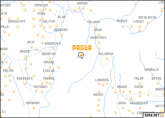 map of Pagda