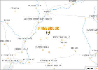 map of Page Brook