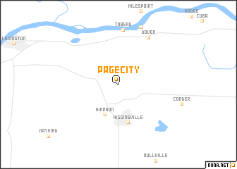 map of Page City