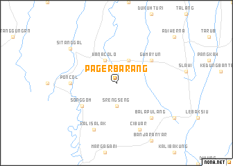 map of Pagerbarang