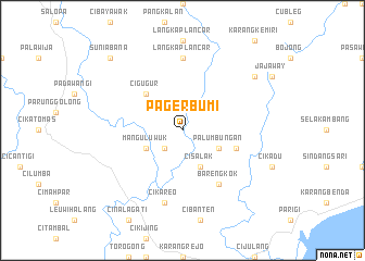 map of Pagerbumi