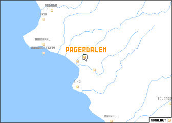map of Pagerdalem