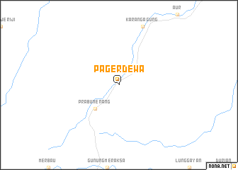 map of Pagerdewa