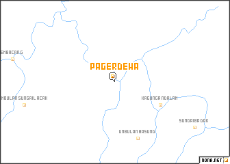 map of Pagerdewa
