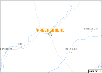 map of Pagergunung