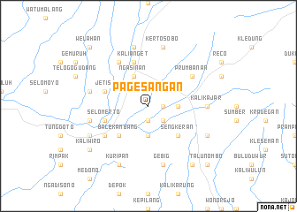 map of Pagesangan