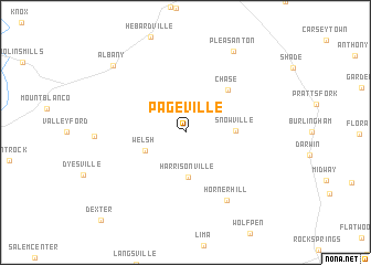 map of Pageville