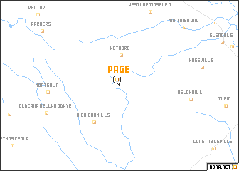 map of Page