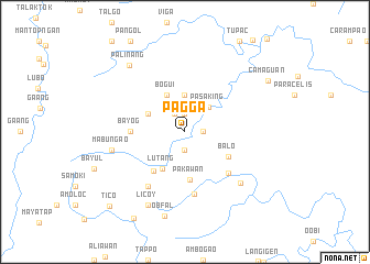 map of Pagga