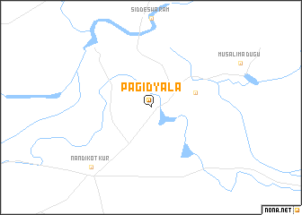 map of Pagidyāla