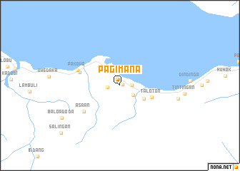map of Pagimana