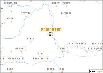 map of Paginatan